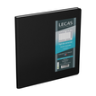 Agenda Classique - 1 semaine sur 2 pages - 16 x 16 cm - noir - Lecas