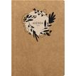 Agenda Kraft fleurs - 1 semaine sur 2 pages - 17 x 24 cm - Bouchut