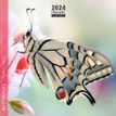 Calendrier mensuel 16 x 16 cm - papillons - 16 mois - Aquarupella