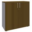 Burocean PRO - keukenkast - 2 planken - 2 deuren - walnoot, aluminium