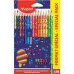Maped Pixel Party - 18 Crayons de couleur en pochette carton