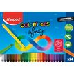 Maped Color'Peps Infinity - 24 Crayons de couleur en pochette carton