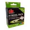 UPrint H-903XL - 4 - zwart, geel, cyaan, magenta - compatibel - gereviseerd - inktcartridge (alternatief voor: HP T6M03AE, HP T6M07AE, HP T6M15AE, HP T6M12AE)