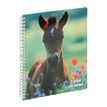 Cahier de textes à spirale Animaux - 17 x 22 cm - poulain - Exacompta