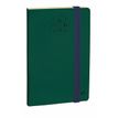 Agenda à élastique Everest Horizontal 16 mois - 1 semaine sur 2 pages - 16 x 24 cm - vert forêt - Quo Vadis
