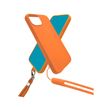 JAYM POP - Coque de protection + tour de cou et poignet pour iPhone XR - orange