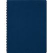 Agenda à spirale Grenade - 1 semaine sur 2 pages - 22 x 28 cm - bleu marine - Oberthur