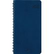 Agenda de poche spiralé Grenade - 1 semaine sur 2 pages - 9,5 x 17,5 cm - bleu marine - Oberthur