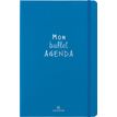 Bullet Agenda - 1 semaine sur 2 pages - 10 x 15 cm - bleu - Oberthur