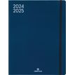 Agenda à élastique Split - 1 semaine sur 2 pages - 22 x 28 cm - bleu marine - Oberthur