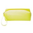 Trousse rectangulaire School Eva Mesh - 1 compartiment - jaune - Carpentras