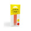 Les Prix Mini - Pack de 3 recharges pour stylo gel effaçable - rouge