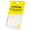 Les Prix Mini - Pack de 80 pastilles adhésives repositionnables - blanc