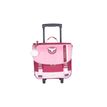 Cartable à roulettes Harry Potter Hedwig - 2 compartiments - rose - Kid'Abord