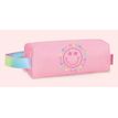 Trousse rectangulaire Marshmallow Happy - 1 compartiment - rose - Kid'Abord