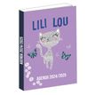 Agenda Lili Lou - 1 jour par page - 12 x 17 cm - violet - Bagtrotter
