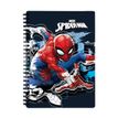 Cahier de textes à spirale Spiderman - 18 x 22 cm - bleu - Bagtrotter