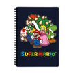 Cahier de textes à spirale Super Mario - 18 x 22 cm - bleu - Bagtrotter
