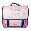 Cartable Phileas - 38 cm - 2 compartiments - moustache - Bagtrotter