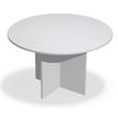 Table de réunion Presto - ronde - diam 120 - gris