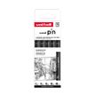 3296280046488-Uniball PIN - Pochettes de 5 feutres techniques - Pointes calibrées assorties--0
