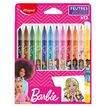Maped Barbie - Viltstift - verschillende kleuren (pak van 12)