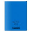 Conquérant Classique - Cahier polypro à rabat 24 x 32 cm - 96 pages - grands carreaux (Seyes) - bleu