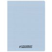 Conquérant Classique - Cahier polypro 24 x 32 cm - 96 pages - grands carreaux (Seyes) - bleu ciel