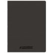 Conquérant Classique - Cahier polypro 24 x 32 cm - 96 pages - grands carreaux (Seyes) - noir