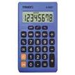 Truly 283 - calculatrice de poche - 8 chiffres - bleu