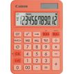 Calculatrice de bureau Canon LS-125KB - 12 chiffres - alimentation batterie et solaire - orange