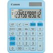 Calculatrice de bureau Canon LS-125KB - 12 chiffres - alimentation batterie et solaire - bleu clair