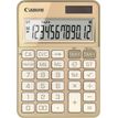 Calculatrice de bureau Canon KS-125KB - 12 chiffres - alimentation batterie et solaire - or