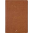 Agenda Eton - 1 semaine sur 2 pages - 17 x 24,5 cm - marron - Oberthur