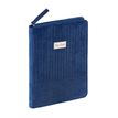 Quo Vadis Colette Minister - Agenda - 2025 - semainier - standard / M - 160 x 240 mm - portrait - papier blanc - couverture bleu nuit - synthétique, velours