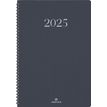 3664447208428-Agenda spiralé Galway - 1 semaine sur 2 pages - 22 x 28 cm - anthracite - Oberthur--0