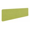 Écran de séparation acoustique pour bureau (sans support de fixation) - L140 x h40 cm - vert chartreux
