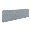 Écran de séparation acoustique pour bureau (sans support de fixation) - L180 x h40 cm - gris chiné