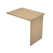 Retour direct pour Bureau Trend pieds panneau - L80 - plateau imitation chêne