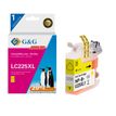 Cartouche compatible Brother LC225XL - jaune - G&G