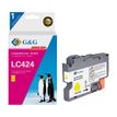 Cartouche compatible Brother LC424 - jaune - G&G