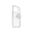 OtterBox Otter + Pop Symmetry Series - coque de protection pour iPhone 14 Pro - paillettes transparentes)