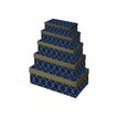 5033601508588-Clairefontaine Geo - 5 Boîtes cadeau rectangulaires - 23 cm x 15 cm x 9,5 cm - bleu-P_405110195_1-0
