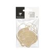 3329686170737-Clairefontaine - 12 Étiquettes cadeau kraft - boules de Noël - 8 x 16 cm-P_405110255_1-0