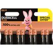 5000394141445-DURACELL 100% Plus offre spéciale - 8 piles alcalines - AA LR06 --0