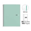 8422593465790-Notebook The Original, Couverture rigide, A4, quadrillage 5x5 mm, 80 feuilles de 1 couleur, Miquelrius,--1