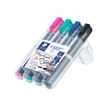 4007817074619-STAEDTLER Lumocolor 356 - marqueur - noir, bleu, rose, turquoise (pack de 4)-P_405112036_1-0
