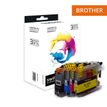Cartouche compatible Brother LC1240 - pack de 4 - noir, jaune, cyan, magenta - Switch 