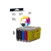 3700654296770-Cartouche compatible Brother LC1000/LC970 - pack de 4 - noir, cyan, magenta, jaune - Switc-P_405113318_2-1