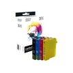 3700654296824-Cartouche remanufacturée Epson T1295 Pomme - pack de 4 - noir, jaune, cyan, magenta - Swi-P_405113323_2-1